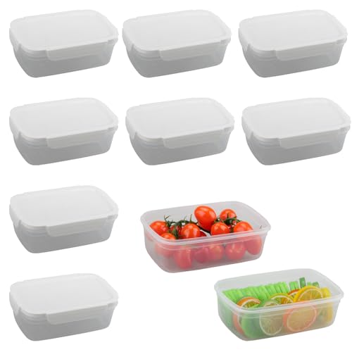 duisoad 10 Stück Frischhaltedosen Mit Deckel, Gefrierdosen Lebensmittelbehälter Set für Kühlschränke und Mikrowellen, BPA-frei, 850 ml duisoad 10 Stück Frischhaltedosen Mit Deckel, Gefrierdosen Lebensmittelbehälter Set für Kühlschränke und Mikrowellen, BPA-frei, 850 ml von duisoad
