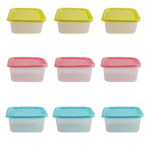 duisoad 9 Stück Frischhaltedosen mit Deckel, 550ml 13 x 13 x 6.5 cm Gefrierdosen Gefrierbehälter im Set für Kühlschränke, Schulen, Arbeit, Stapelbar, Wiederverwendbar duisoad 9 Stück Frischhaltedosen mit Deckel, 550ml 13 x 13 x 6.5 cm Gefrierdosen Gefrierbehälter im Set für Kühlschränke, Schulen, Arbeit, Stapelbar, Wiederverwendbar von duisoad