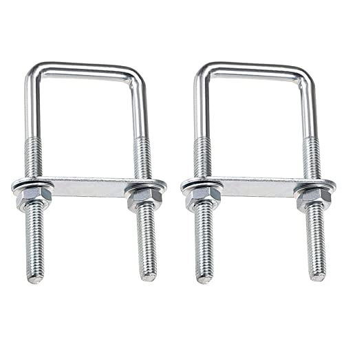 duoyif U Bolzen Bügelschraube 100 x 50mm Quadratische Bolzen U, M8 Bolzen Edelstahl Mit Mutter Rahmen Und Unterlegscheibe, U-Bügel Für Abschleppen Von Autos, Schiffen Reparatur Von Pipelines 2Stücke duoyif U Bolzen Bügelschraube 100 x 50mm Quadratische Bolzen U, M8 Bolzen Edelstahl Mit Mutter Rahmen Und Unterlegscheibe, U-Bügel Für Abschleppen Von Autos, Schiffen Reparatur Von Pipelines 2Stücke von duoyif