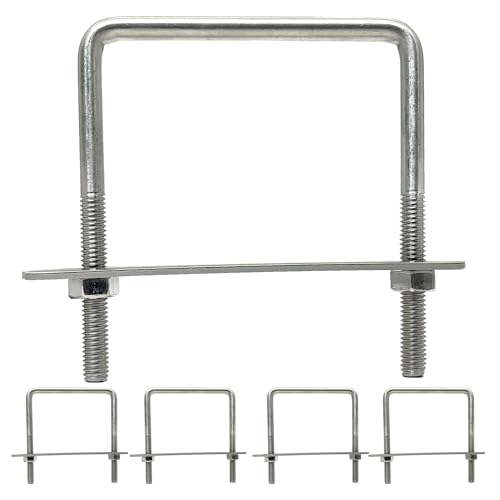 duoyif U-Bolzen M6 65mmx80mm 5Stk U Bolzen Quadratisch, Bügelschraube U Bügel, U-Schrauben Edelstahl Mit Mutter Rahmenplatte, U Bügelbolzen Für Rohr Befestigung Auto Abschleppen (M6 65x80mm) duoyif U-Bolzen M6 65mmx80mm 5Stk U Bolzen Quadratisch, Bügelschraube U Bügel, U-Schrauben Edelstahl Mit Mutter Rahmenplatte, U Bügelbolzen Für Rohr Befestigung Auto Abschleppen (M6 65x80mm) von duoyif
