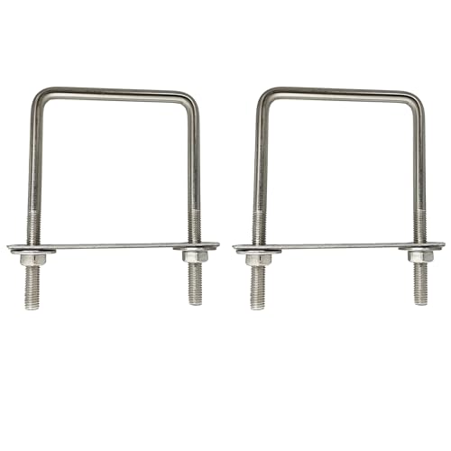 duoyif U-Schrauben Vierkant M8 80mmx120mm U-Bolzen Quadratische, Innerer Durchmesser 80mm, U-Bügel Bügelbolzen Edelstahl Mit Mutter Rahmenplatte, U Bügelschraube FüR Rohr Befestigung (M8-80x120mm) duoyif U-Schrauben Vierkant M8 80mmx120mm U-Bolzen Quadratische, Innerer Durchmesser 80mm, U-Bügel Bügelbolzen Edelstahl Mit Mutter Rahmenplatte, U Bügelschraube FüR Rohr Befestigung (M8-80x120mm) von duoyif