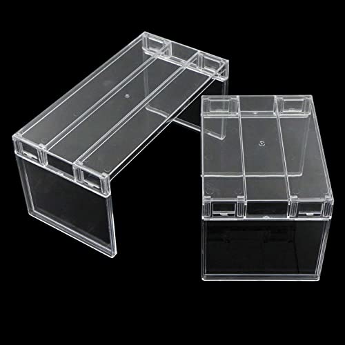 Trennwand Aufbewahrungsregal Organizer kühlschrankregale Kühlschrank - Küchenregal Stapelbar Regal Transparenter Multifunktion für Küchen Arbeitsplatte Speisekamme Schrank Theken Gemüse (2 PCS) von duozoanz