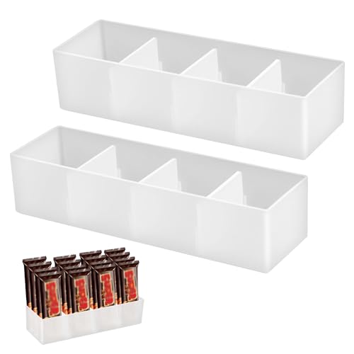 duozoanz 2 Stück Snacks Box Snack Organizer Organizer Schublade Küche Aufbewahrungsboxen mit Herausnehmbare Trennwände für Teebeutel SüßIgkeiten Snack, Transparent duozoanz 2 Stück Snacks Box Snack Organizer Organizer Schublade Küche Aufbewahrungsboxen mit Herausnehmbare Trennwände für Teebeutel SüßIgkeiten Snack, Transparent von duozoanz