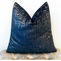 Luxus Navy Samt Dekokissen, Samtkissenbezug, Kissen, Blue Samtkissen Luxus Navy Samt Dekokissen, Samtkissenbezug, Kissen, Blue Samtkissen von duruhome