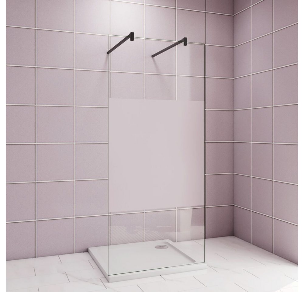 duschspa Duschwand 10mm 70-140cm ESG Walk in Dusche Duschtrennwand Glaswand, Einscheibensicherheitsglas, Sicherheitsglas, (Set), Glas von duschspa