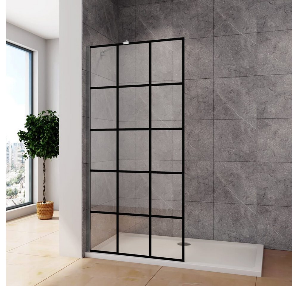 duschspa Duschwand 200cm Nano Glas ESG Walk in Dusche Duschtrennwand Glaswand, Einscheibensicherheitsglas, Sicherheitsglas, (Set), Glas, Nano Glas von duschspa