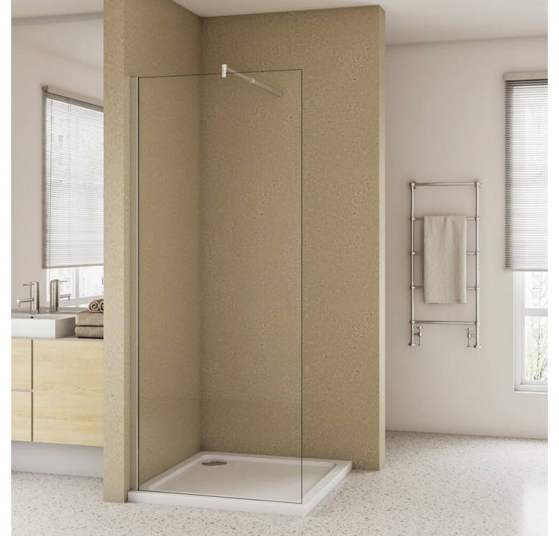 duschspa Duschwand 200cm Nano Glas Walk in Dusche Duschtrennwand Duschwand Glaswand, Einscheibensicherheitsglas, Sicherheitsglas, (Set), Nano Glas von duschspa