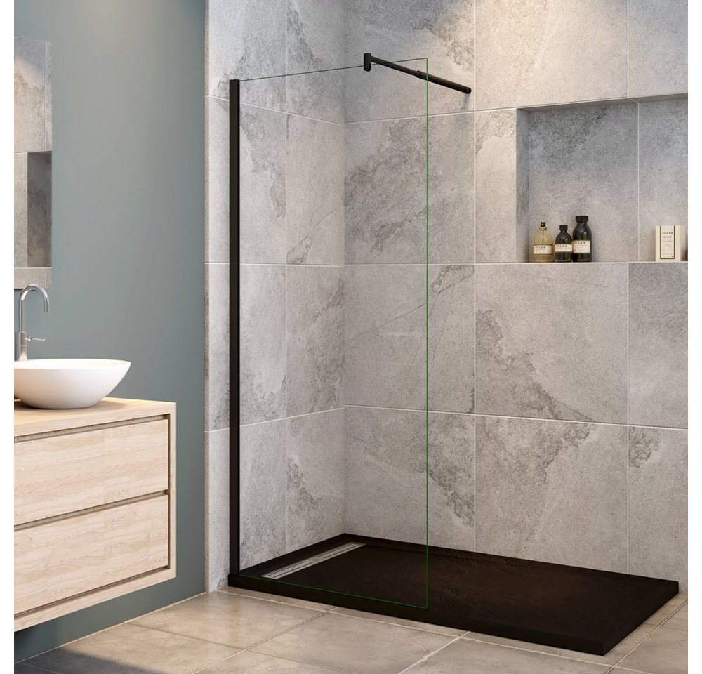 duschspa Duschwand 30-160cm Nano Glas Duschwand Duschtrennwand Walk in Dusche Glaswand, Einscheibensicherheitsglas, Sicherheitsglas, (Set), Nano Glas von duschspa