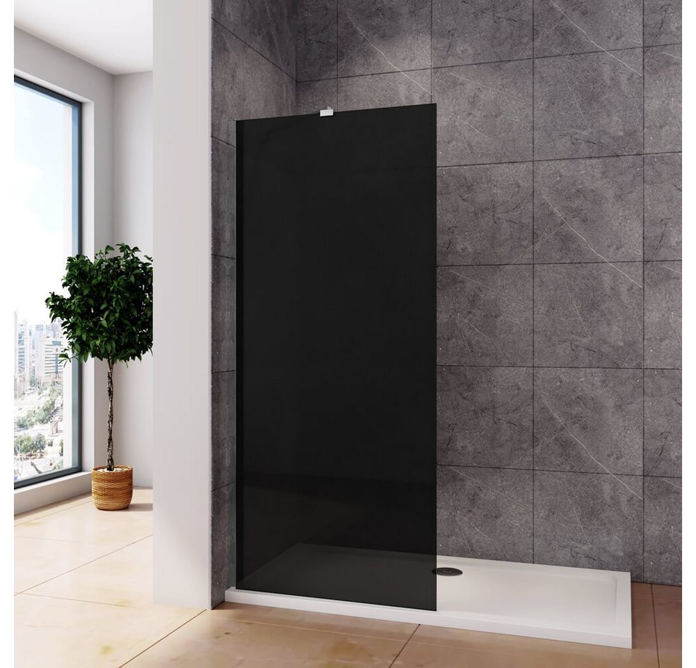 duschspa Duschwand 8mm 200cm ESG Walk in Dusche Duschkabine Glaswand Trennwand, Einscheibensicherheitsglas, Sicherheitsglas, (Set) von duschspa