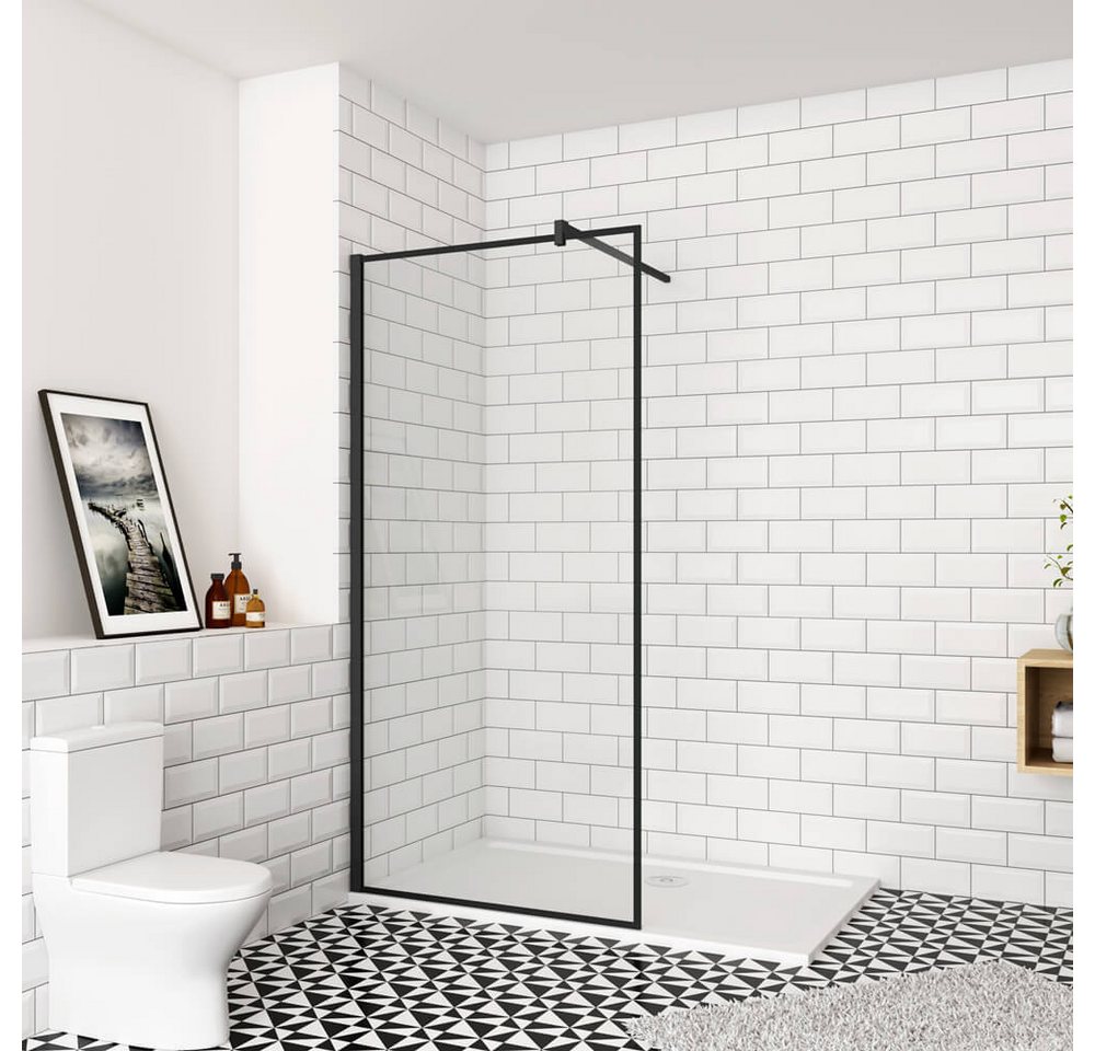 duschspa Duschwand 8mm 80-140cm ESG Neue Duschtrennwand Duschwand Walk in Dusche, Einscheibensicherheitsglas, Sicherheitsglas, (Set), Glas, Nano Glas von duschspa
