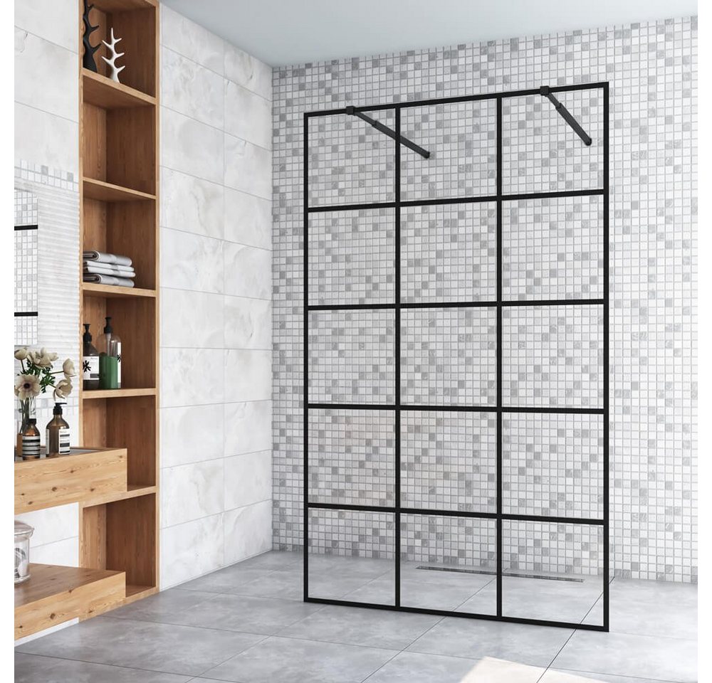 duschspa Duschwand Glaswand Duschwand Duschkabine Walk in Dusche Duschtrennwand 200cm, Einscheibensicherheitsglas, Sicherheitsglas, (Set), Nano Glas von duschspa