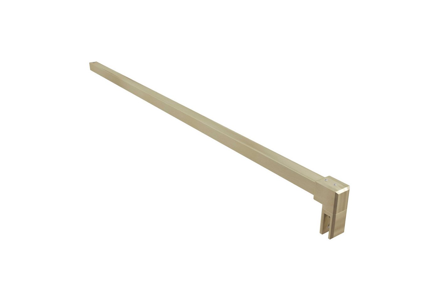 duschspa Duschwand-Stabilisationsstange Stabilisierungsstange Wandhalterung für Duschwand Duschtür 8-10mm Glas, (Set) von duschspa