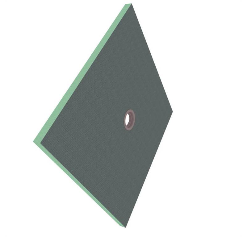 duschspa Duschwanne 100x100x4cm Duschtasse Duschelement Duschboard Bauplatte, Set von duschspa