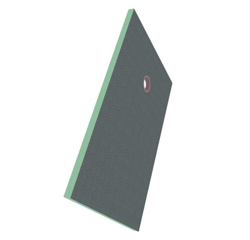 duschspa Duschwanne 140x90x4cm XPS Duschelement Duschtasse befliesbar Duschboard Bauplatte, Set von duschspa