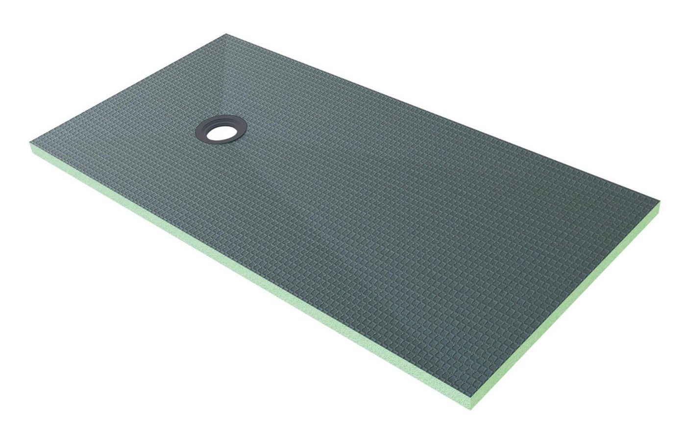 duschspa Duschwanne 160x80x4cm befliesbar Duschboard XPS Bauplatte Duschelement Duschtasse, XPS, Set von duschspa