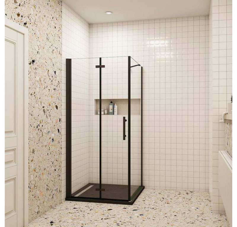 duschspa Eckdusche 195cm ESG Eckeinstieg Duschkabine Falttür Scharniertür Duschtür, BxT: 70x70 cm, Einscheibensicherheitsglas, Sicherheitsglas, Set, ebenerdiger Einbau möglich duschspa Eckdusche 195cm ESG Eckeinstieg Duschkabine Falttür Scharniertür Duschtür, BxT: 70x70 cm, Einscheibensicherheitsglas, Sicherheitsglas, Set, ebenerdiger Einbau möglich von duschspa