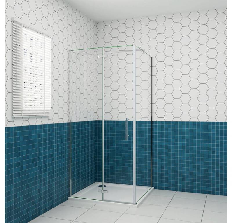 duschspa Eckdusche ESG Eck-Duchkabine Eckeinstieg Duschabtrennung Duschtür Falttür, BxT: 80x70 cm, Einscheibensicherheitsglas, Sicherheitsglas, Set, ebenerdiger Einbau möglich duschspa Eckdusche ESG Eck-Duchkabine Eckeinstieg Duschabtrennung Duschtür Falttür, BxT: 80x70 cm, Einscheibensicherheitsglas, Sicherheitsglas, Set, ebenerdiger Einbau möglich von duschspa