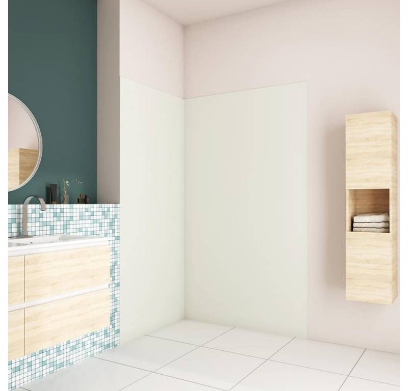 duschspa Duschrückwand Duschwandpaneele 3mm 210cm wasserdichte PE-Aluminiumpaneele Duschwand, (Set) von duschspa