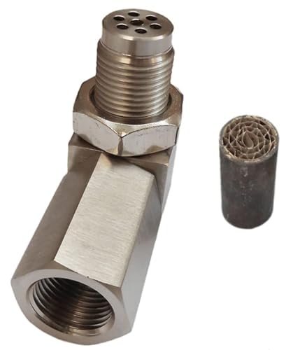 Universal O2 Sauerstoffsensor Extender 90 Grad Bung Erweiterung Katalysator Auto CEL Fix Check Engine Light Eliminator Adapter M18*1.5 von duspruzzi