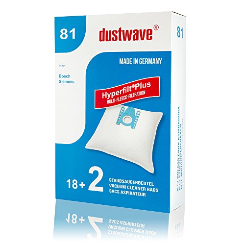 20 Staubbeutel passend für Bosch, Hanseatic, Kärcher u.a. - dustwave® Staubfilter Staubtüten Staubsaugerbeutel/Made in Germany + inkl. Microfilter (USD81-20) von dustwave