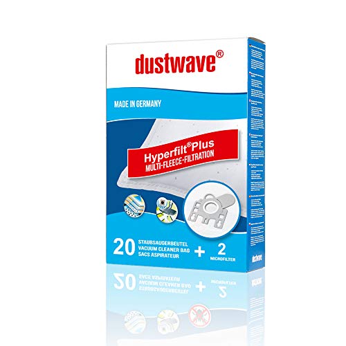 20x dustwave® Saugerbeutel/Staubsaugerbeutel für Miele - passend für FJM und GN für S4 ecoline S5 ecoline Tango Tango plus S251 und weitere #D31 / Markenfiltertüten - Made in Germany von dustwave