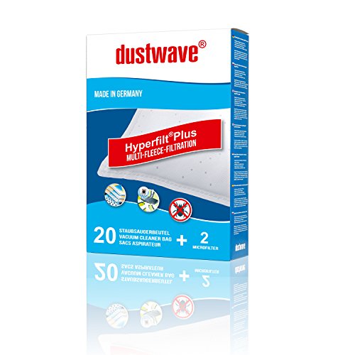 40 Staubfilterbeutel (Superpack) passend für Wolf - 1820 Bodenstaubsauger - dustwave® Markenstaubbeutel - Made in Germany + inkl. Micro-Filter von dustwave