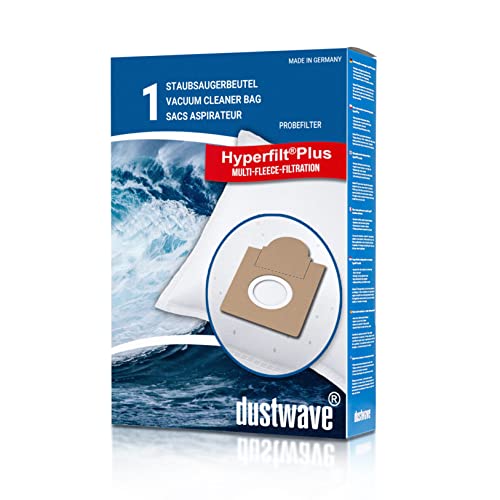 Dustwave® 1 Staubsaugerbeutel für Alaska BS 1600 - hocheffizient mit Hygieneverschluss - Made in Germany von dustwave