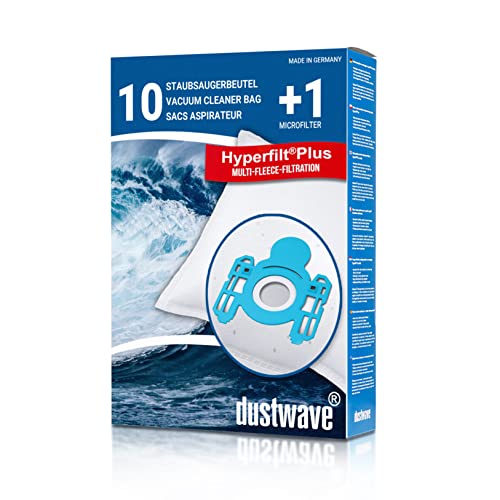 Dustwave® 10 Staubsaugerbeutel für AEG Vampyr 4111 - hocheffizient, mehrlagiges Mikrovlies mit Hygieneverschluss - Made in Germany von dustwave