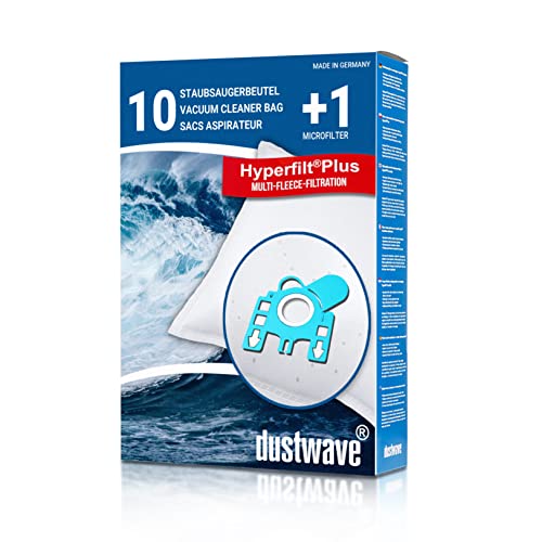 Dustwave® 10 Staubsaugerbeutel für Base BA 3101 - hocheffizient mit Hygieneverschluss - Made in Germany von dustwave