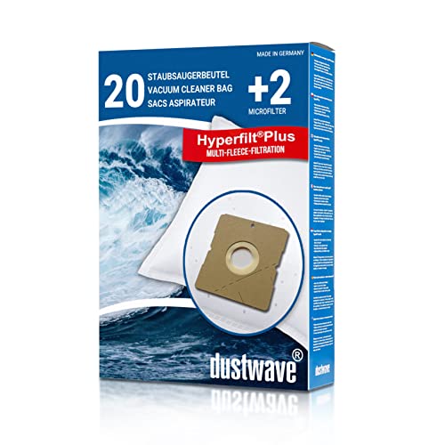 Dustwave® 20 Staubsaugerbeutel für AmazonBasics W11 - hocheffizient mit Hygieneverschluss - Made in Germany von dustwave