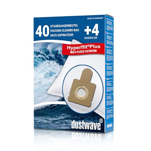 Dustwave® 40 Staubsaugerbeutel für Hoover CP71_CP41 Capture - hocheffizient, mehrlagiges Mikrovlies mit Hygieneverschluss - Made in Germany von dustwave