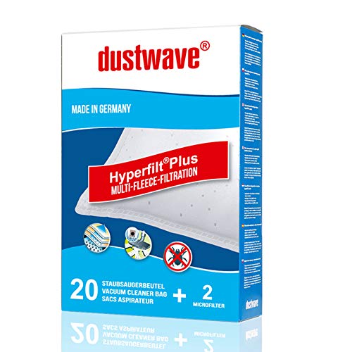 Megapack - 20 Staubfilterbeutel | Filtertüten | Staubbeutel passend für Nilfisk - CDF 2040 Family Staubsauger - dustwave® Markenstaubbeutel/Made in Germany + inkl. Microfilter von WOWGADGET