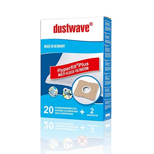 Megapack - 20 Staubsaugerbeutel | Filtertüten | Staubfilter passend für ECO - TKG VC 1011 Staubsauger - dustwave® Markenstaubbeutel/Made in Germany + inkl. Microfilter von dustwave
