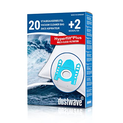 Megapack - 20 Staubsaugerbeutel passend für Rowenta - RO 6885 X-Treme Power Bodenstaubsauger - dustwave® Markenstaubbeutel Made in Germany von dustwave