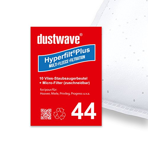 Sparpack - 10 Staubsaugerbeutel passend für Miele - Ecoline - S2131 von dustwave® Markenstaubbeutel - Made in Germany + inkl. Microfilter von dustwave