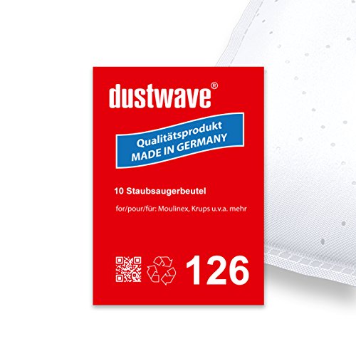 Sparpack - 10 Staubsaugerbeutel passend für Moulinex - 1100 SL Compact Bodenstaubsauger - dustwave® Premiumqualität - Made in Germany von dustwave