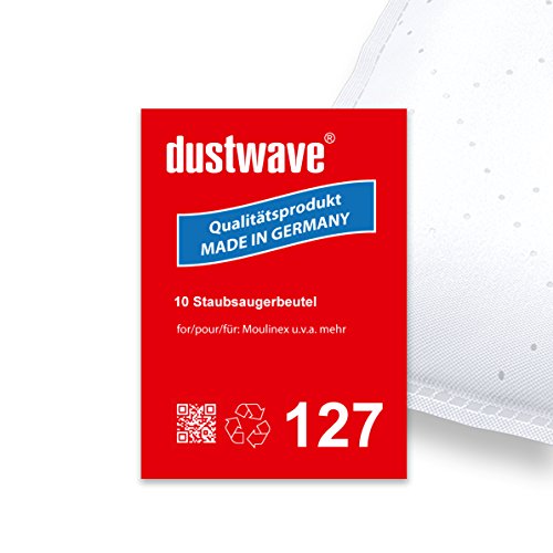 dustwave 127 Staubsaugerbeutel, Mehrlagiges Micro-Vlies von WOWGADGET