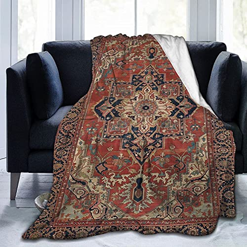 ZQBDFC Decke aus Mikrofleece, antik, orientalisch, türkisch, persisch, rustikal, ultraweich, für Couch, Bett, Sofa, alle Jahreszeiten, geringes Gewicht, Wohnzimmer, 127 x 101 cm für Kinder ZQBDFC Decke aus Mikrofleece, antik, orientalisch, türkisch, persisch, rustikal, ultraweich, für Couch, Bett, Sofa, alle Jahreszeiten, geringes Gewicht, Wohnzimmer, 127 x 101 cm für Kinder von dutis