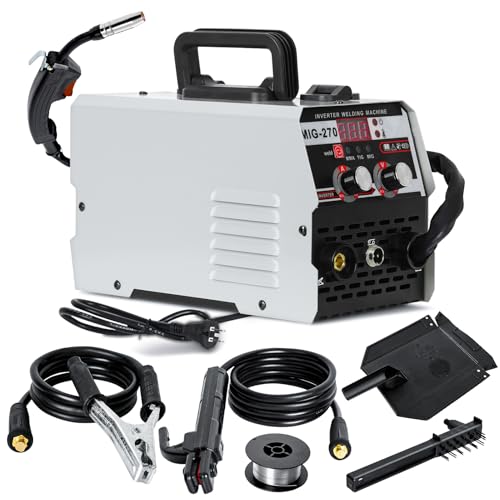MIG Welder, 3-in-1 MIG270 mit 20-250 A einstellbarer Strom, 60 % Duty Cycle Overload, tragbarer Metallkörper für Haushaltstutzen, Edelstahl & professionelle Herstellung MIG Welder, 3-in-1 MIG270 mit 20-250 A einstellbarer Strom, 60 % Duty Cycle Overload, tragbarer Metallkörper für Haushaltstutzen, Edelstahl & professionelle Herstellung von dutwirtz