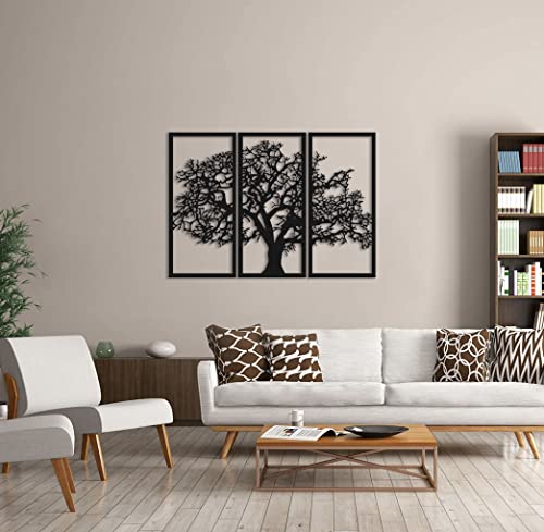 Wanddekoration, Wanddekoration, Wohnzimmer, Schlafzimmer, Wanddekoration, Wohnzimmer, Baum des Lebens, Wanddekoration, Wanddekoration, Metall, 84 x 60 cm von dv decovieno