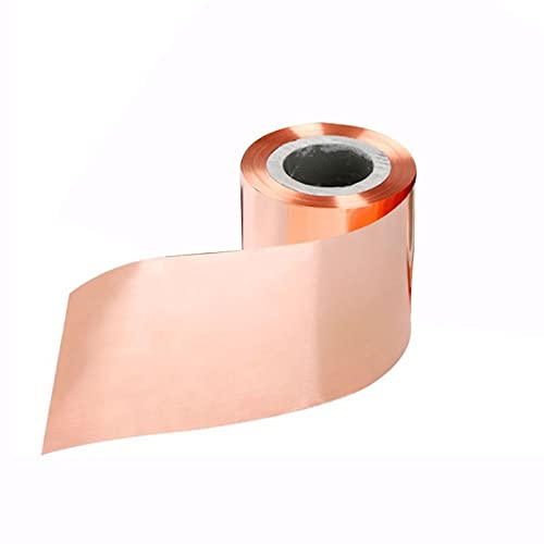 1 Stück Kupfer-Cu-Metallblechfolienplatte 1000 mm, for Gebäudedekoration, DIY-Projekte, Folienplatte(0.2x30x1000) von dvegGEE