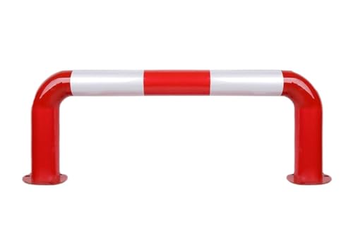 Arking Platzblocker, rot-weiße Warnpfosten for Einfahrt, Garage, Lagerparkplatz(80x30 cm) von dvegGEE
