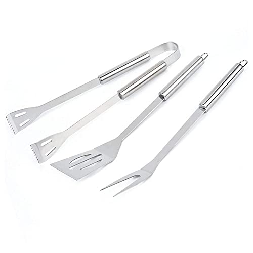 Geschenke for Männer, 3-teiliges Grill-Kochwerkzeug-Set aus Edelstahl – tragbares Grillzubehör von dvegGEE