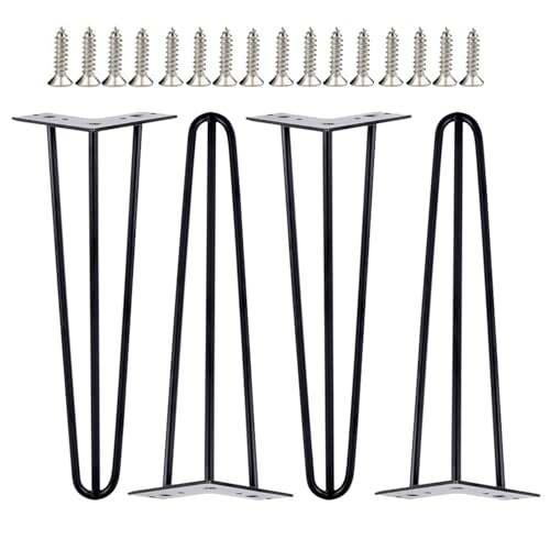 Haarnadel-Tischbeine, massives Eisen, Kaffee-Schreibtischbeine, Möbel-Ersatzteile, Metall-Schrankbeine(29inch) von dvegGEE
