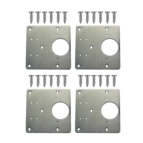 Küchenschrank Tür Scharnier Reparatur Kit Seite Panels Montieren Platten Home Hardware(4PCS) von dvegGEE