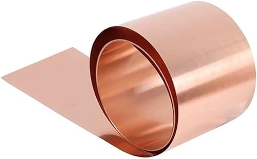 Kupferblechfolienplatte Kupfertablettenmaterial, for dicke Metallfolienplattenrollen(0.05x55x1000 mm) von dvegGEE