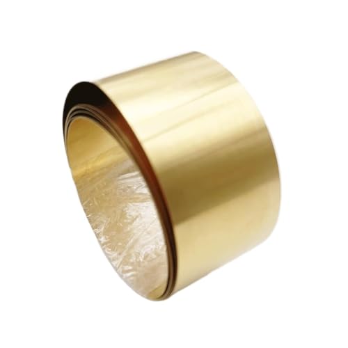 Metallblätter, dünnes Messingblech, for DIY-Projekte, Folienplattenrolle, Handwerk, Metallbearbeitung(0.1x20x1000 mm) von dvegGEE