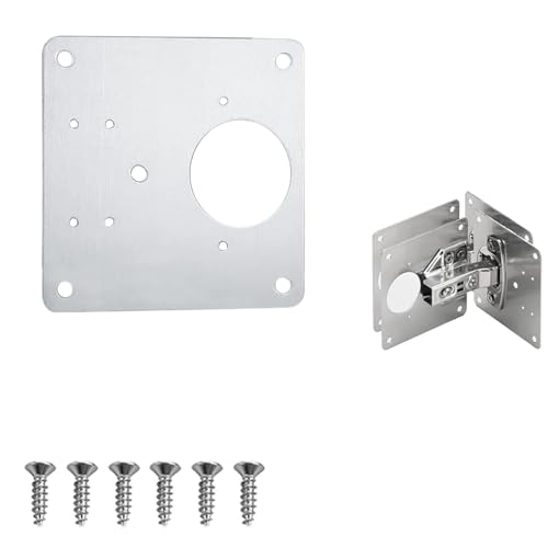Scharnier Reparatur Platte Schrank Schrank Befestigung Platte Werkzeug Reparatur Tür Panel Verbindung(1Pcs) von dvegGEE