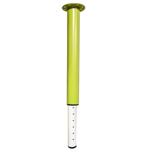 Teleskop-Stehtischbeine, 1-teiliger verstellbarer Arbeitstisch, Möbelbeine aus Metall, for Stützbeine von Schreibtischtischen(Green White,S) von dvegGEE