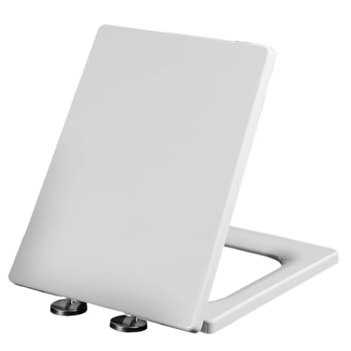 Toilettendeckelbezug, weißer Toilettensitz mit Absenkautomatik for Toilettensitze, inklusive Armaturen und Befestigungen Toilettendeckelbezug, weißer Toilettensitz mit Absenkautomatik for Toilettensitze, inklusive Armaturen und Befestigungen von dvegGEE